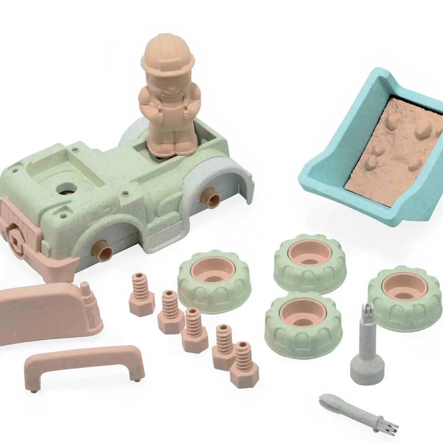 Isärtagbar lastbil, vetestrå