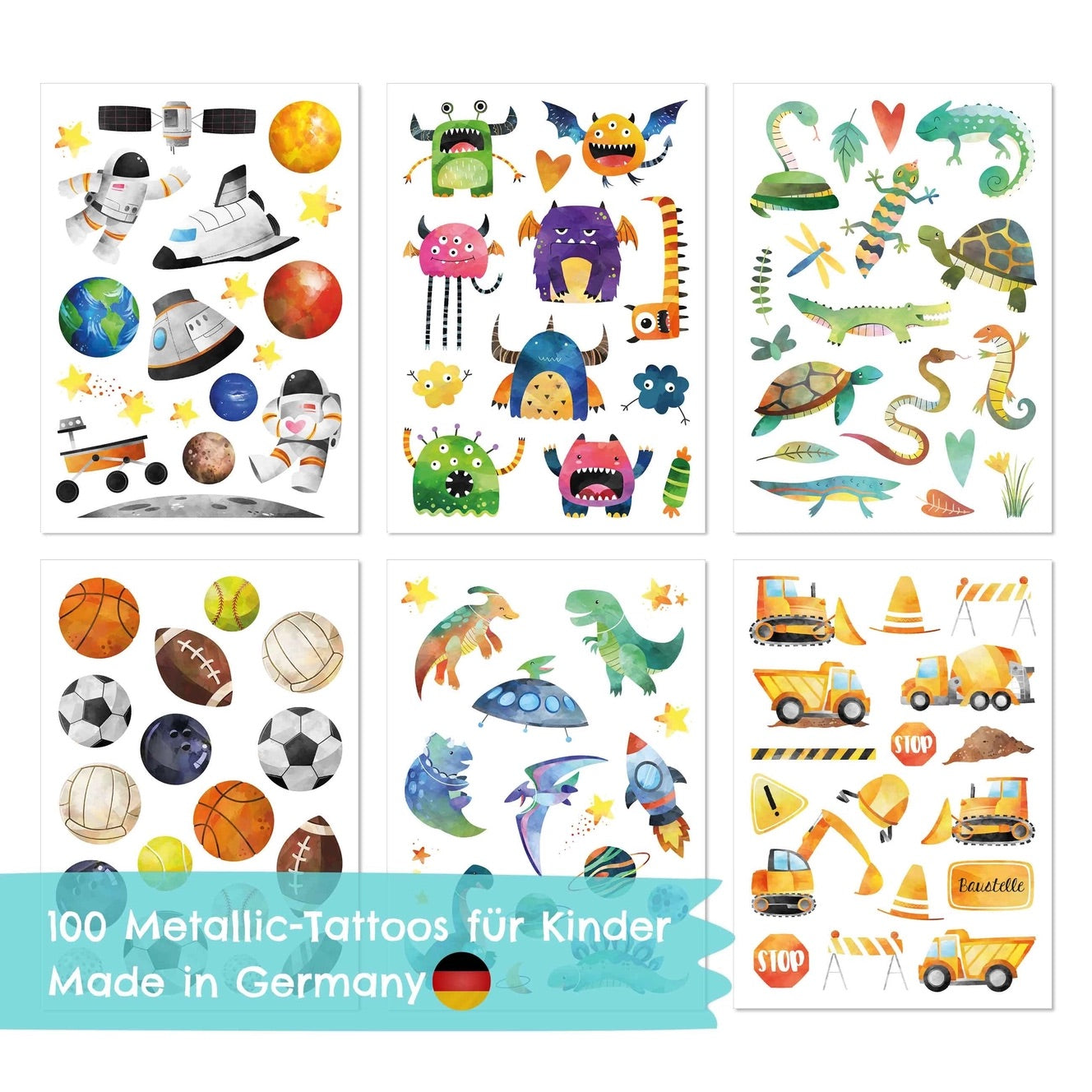 100 tatueringar - metallic, maskiner och rymden