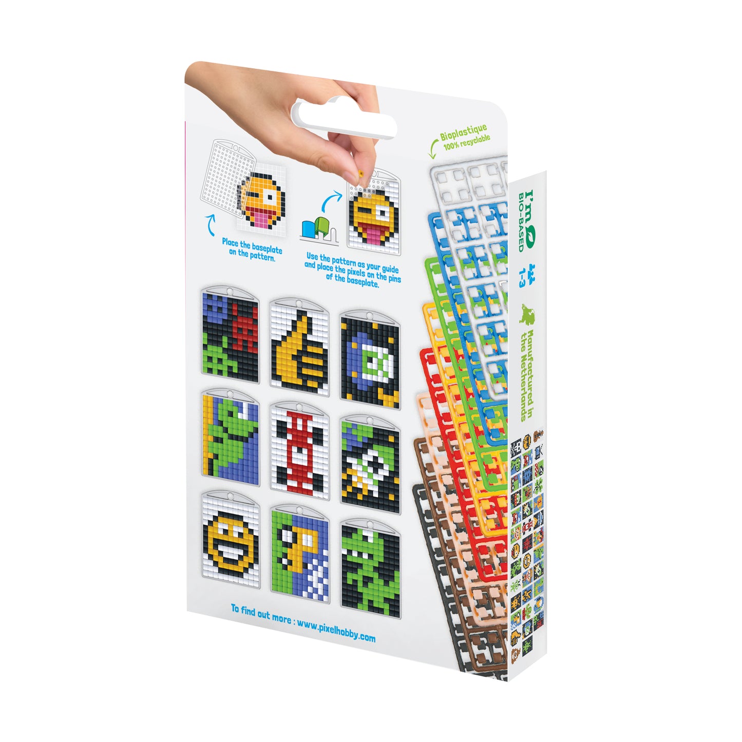 Pixel - 3 keyrings set