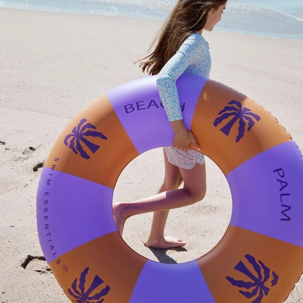 Swim Essentials Badring 120cm - Palm Trees Purple