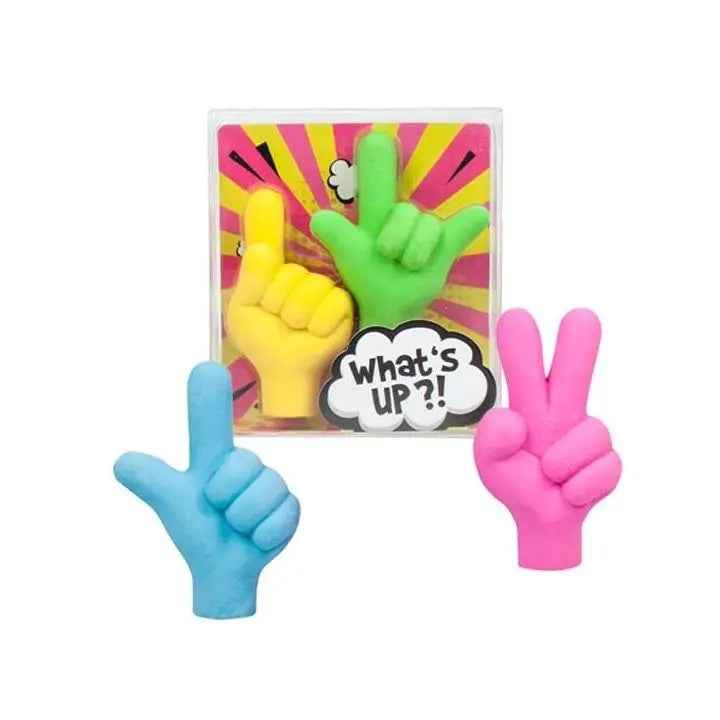 Suddgummi- Talande händer