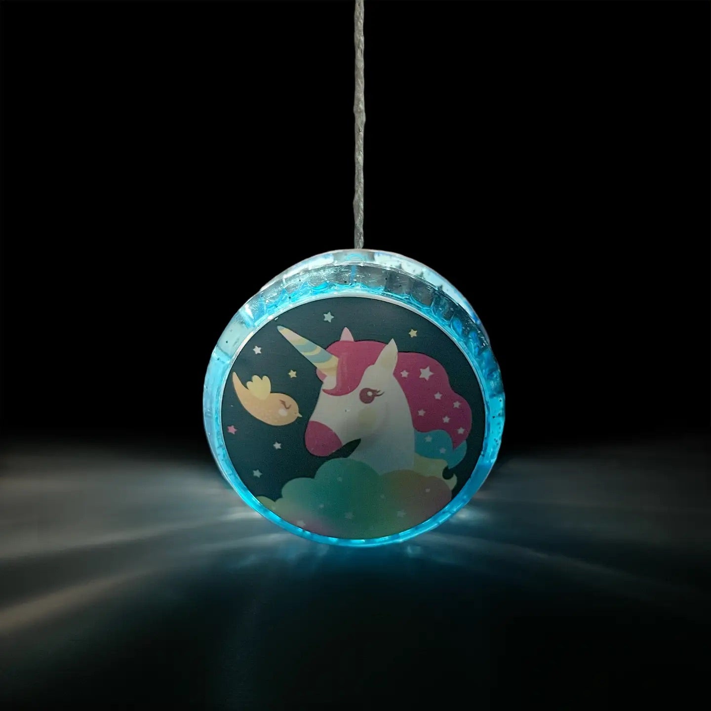 Glitter Yo-Yo med ljus