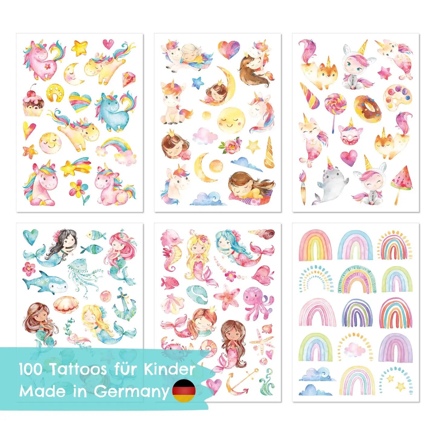 100 tatueringar - Regnbågar och sjöjungfrur