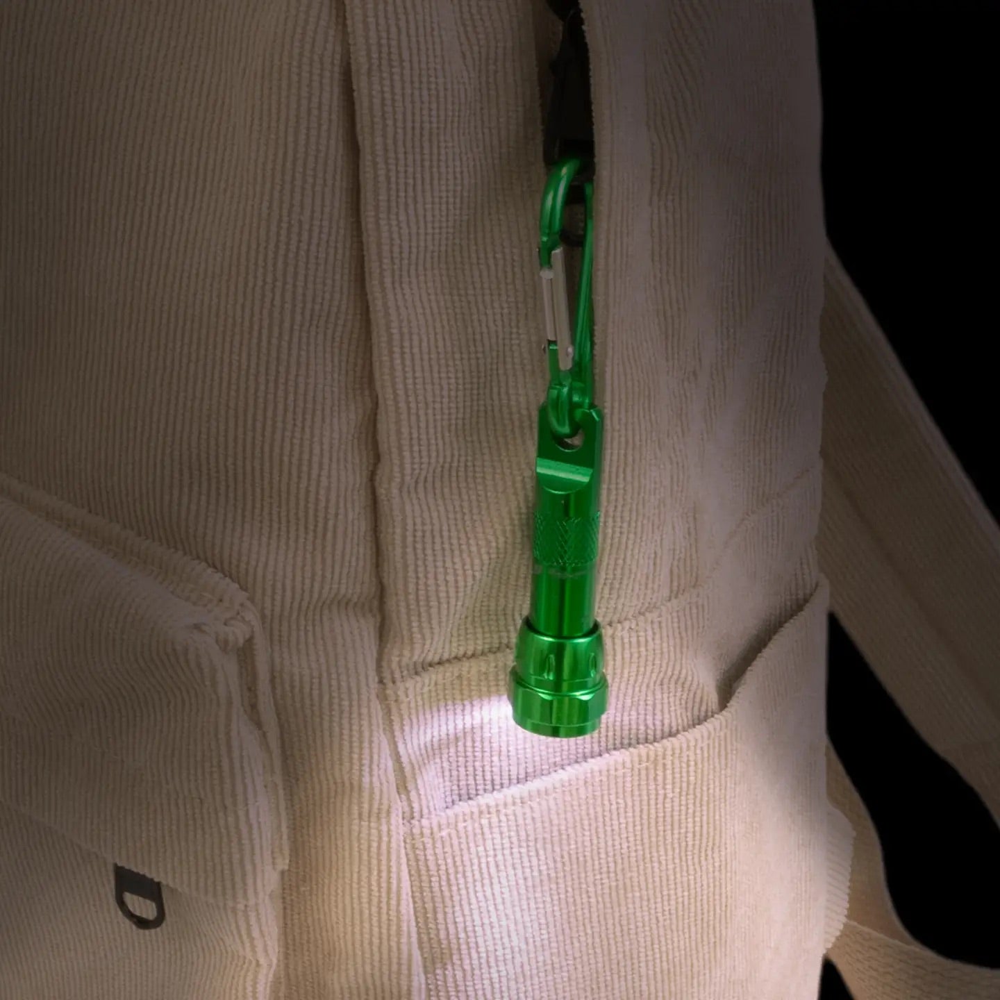 Ficklampa med karbinhake