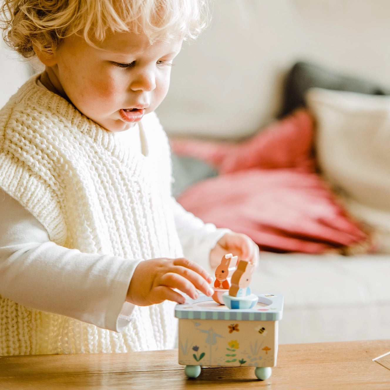 Speldosa - Peter Rabbit (blå)