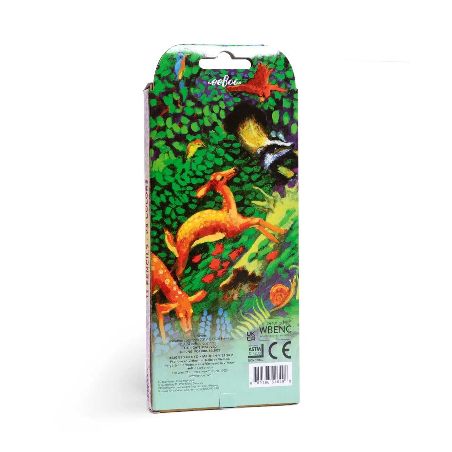 Färgpennor - Enhörning