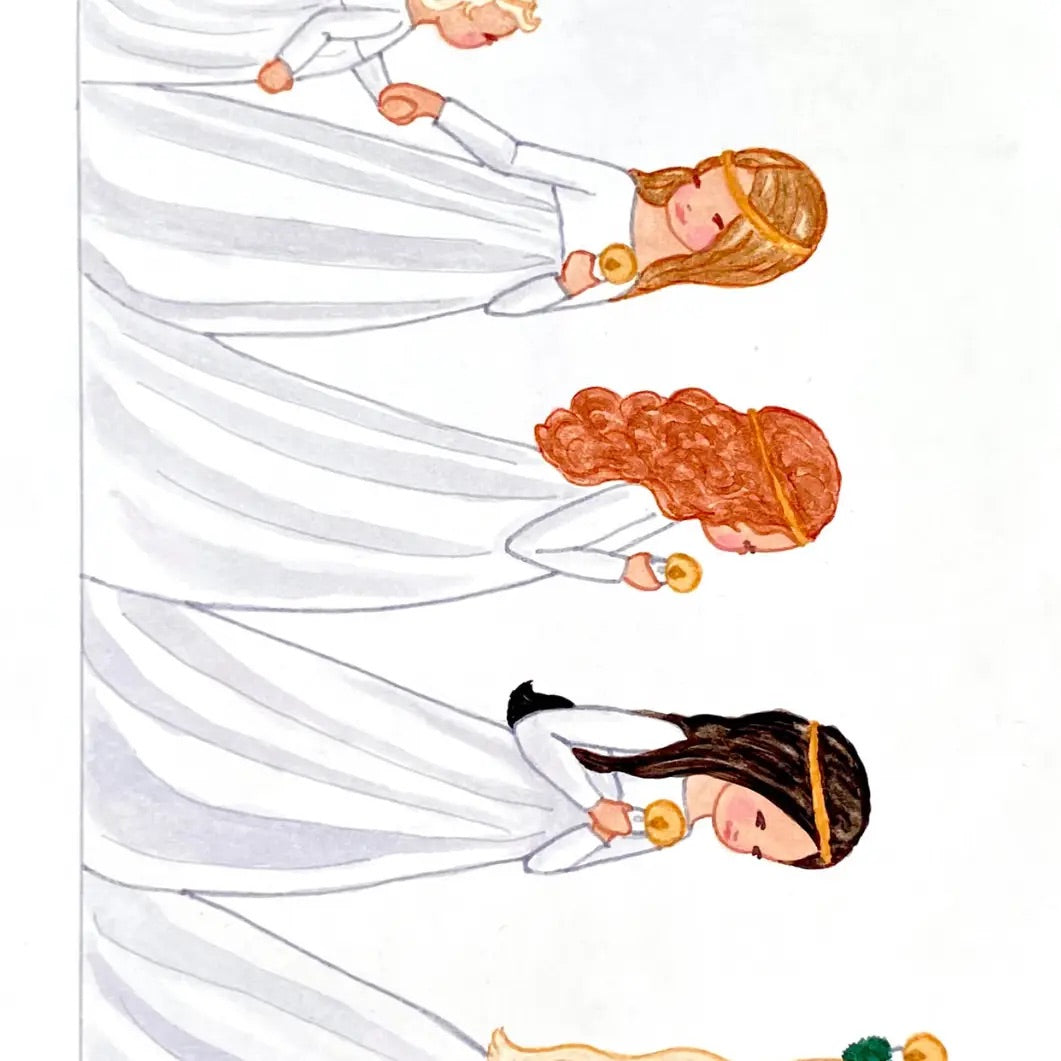 Julklipp - Luciatåg