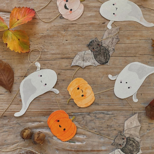 Halloween - fladdermöss/spöken/pumpor