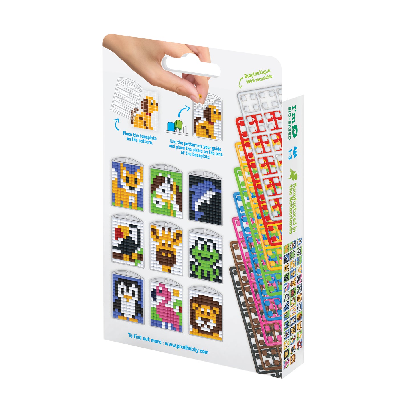 Pixel - 3 keyrings set - Animals