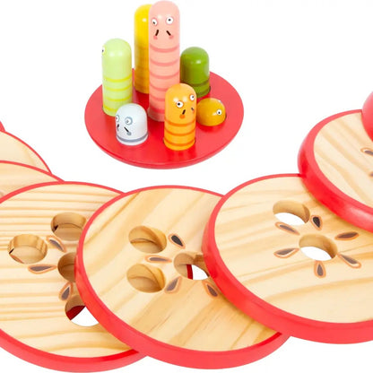 Äpple - Stapelleksak i trä