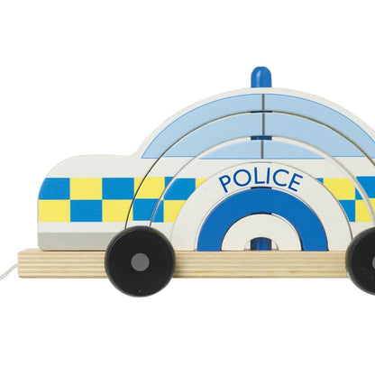 Stapelleksak - Polisbil