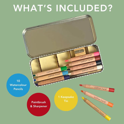 Watercolour pencils- Bright mix