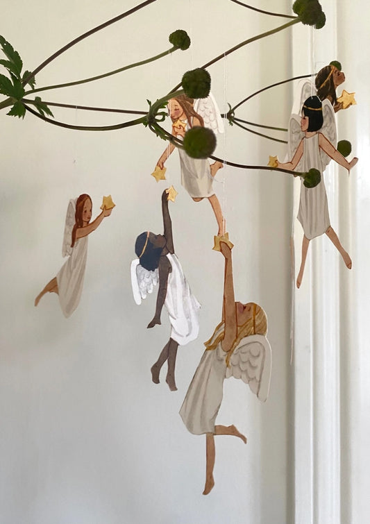 Julklipp - Änglar med stjärnor