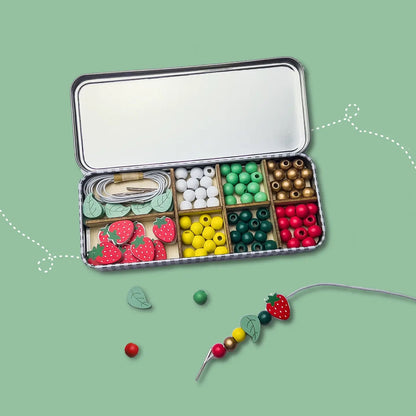 Strawberry bracelet beading kit