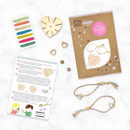 Heart friendship bracelet kit