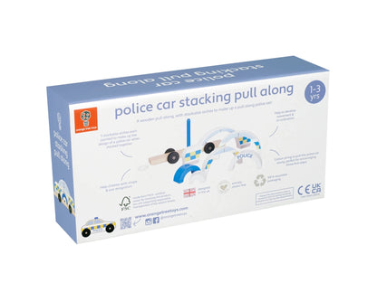 Stapelleksak - Polisbil