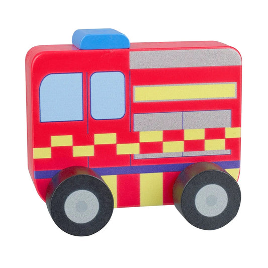 Brandbil i trä