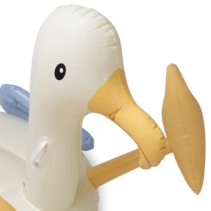 Swim Essentials Uppblåsbar Badmadrass, Sunny Seagull