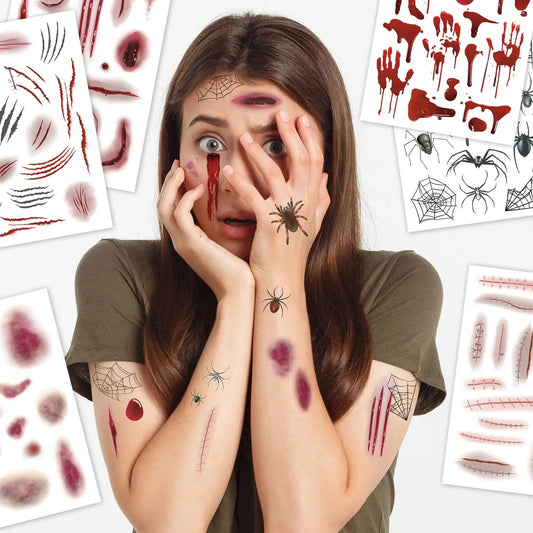 100 tatueringar - Halloween, sår och blod