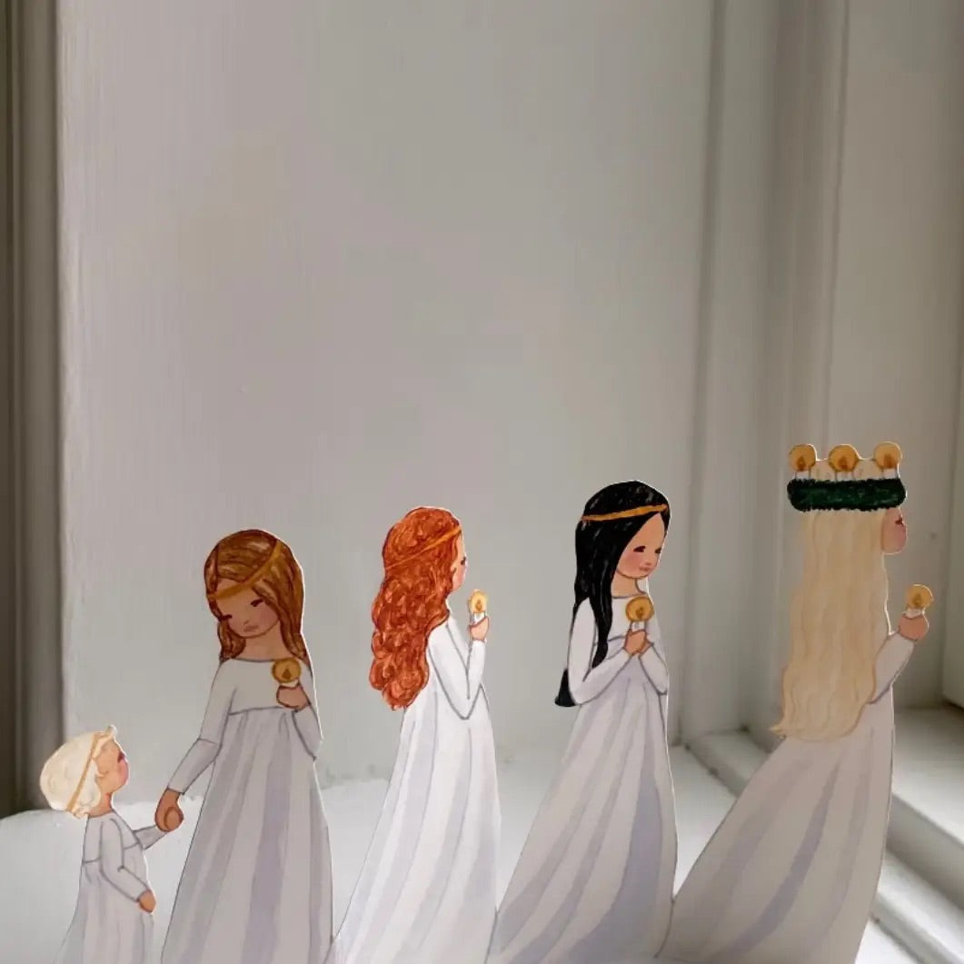 Julklipp - Luciatåg