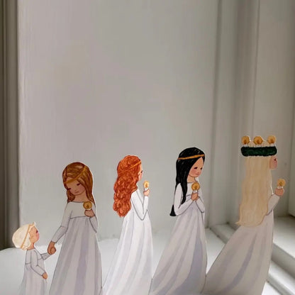 Julklipp - Luciatåg