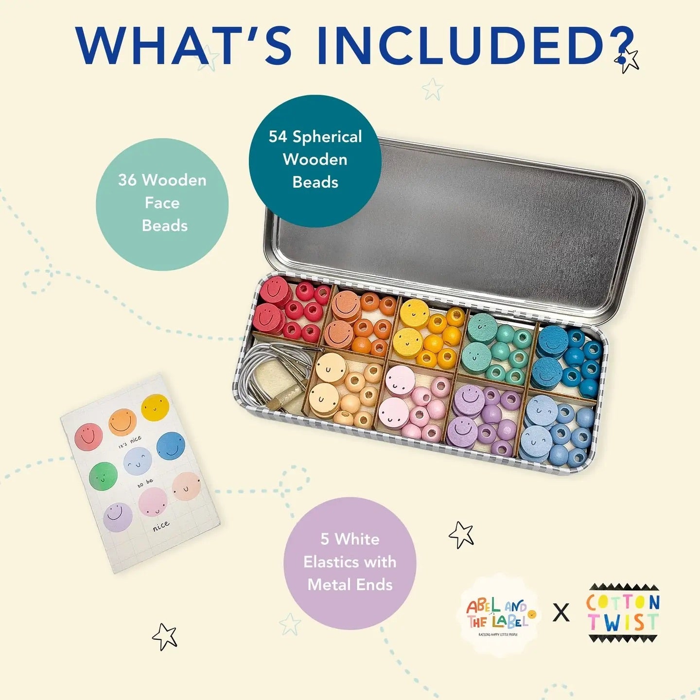 It’s nice to be nice - bracelet beading kit