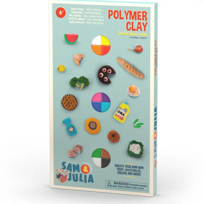 Barn DIY dockhus - Polymer lera - Uppsättning av 12 grundfärger