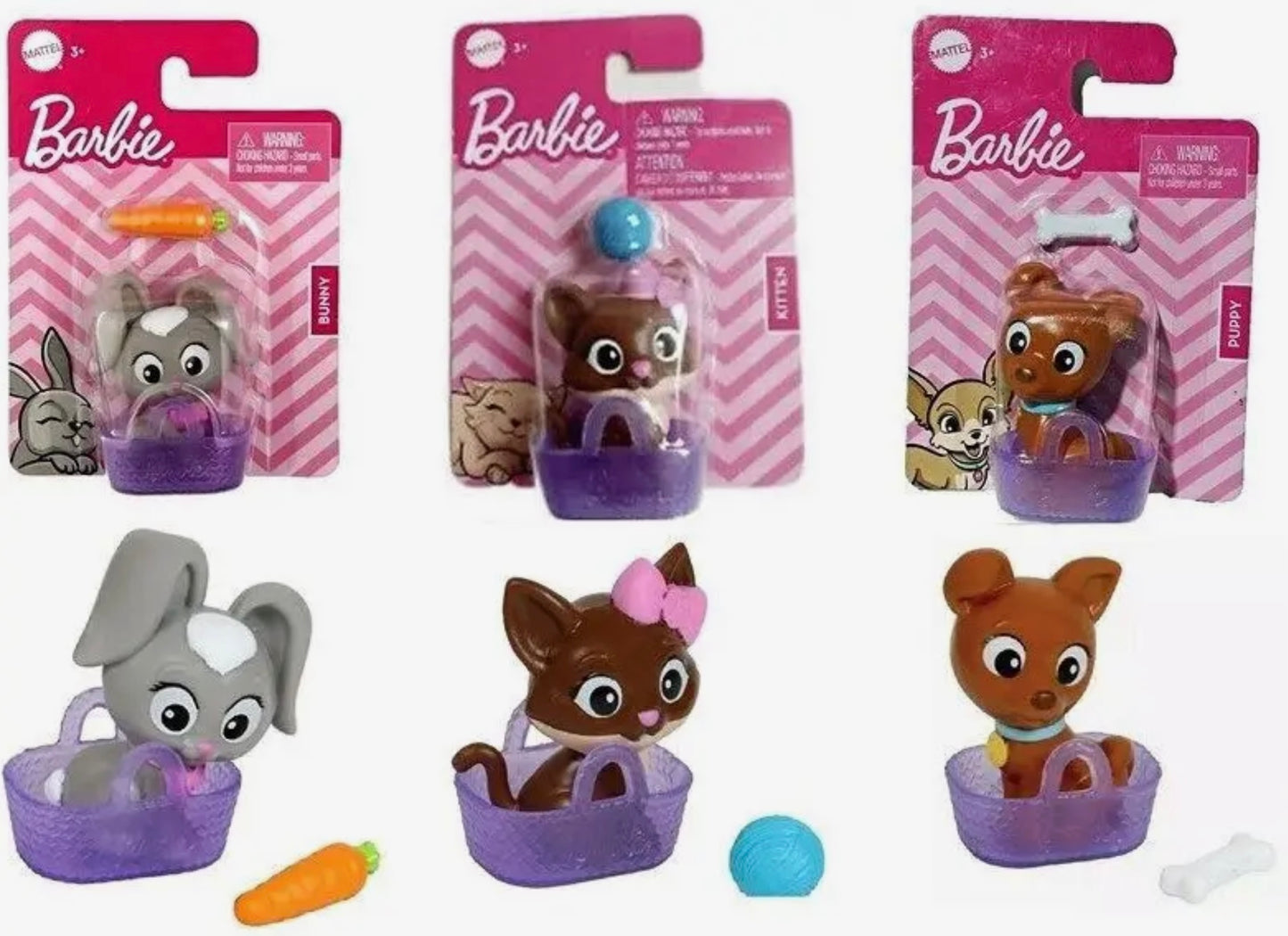 Barbie Mini - Husdjur med tillbehör