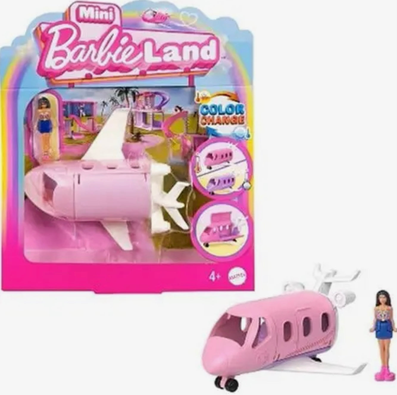 Mini Barbie Land - Fordon med docka