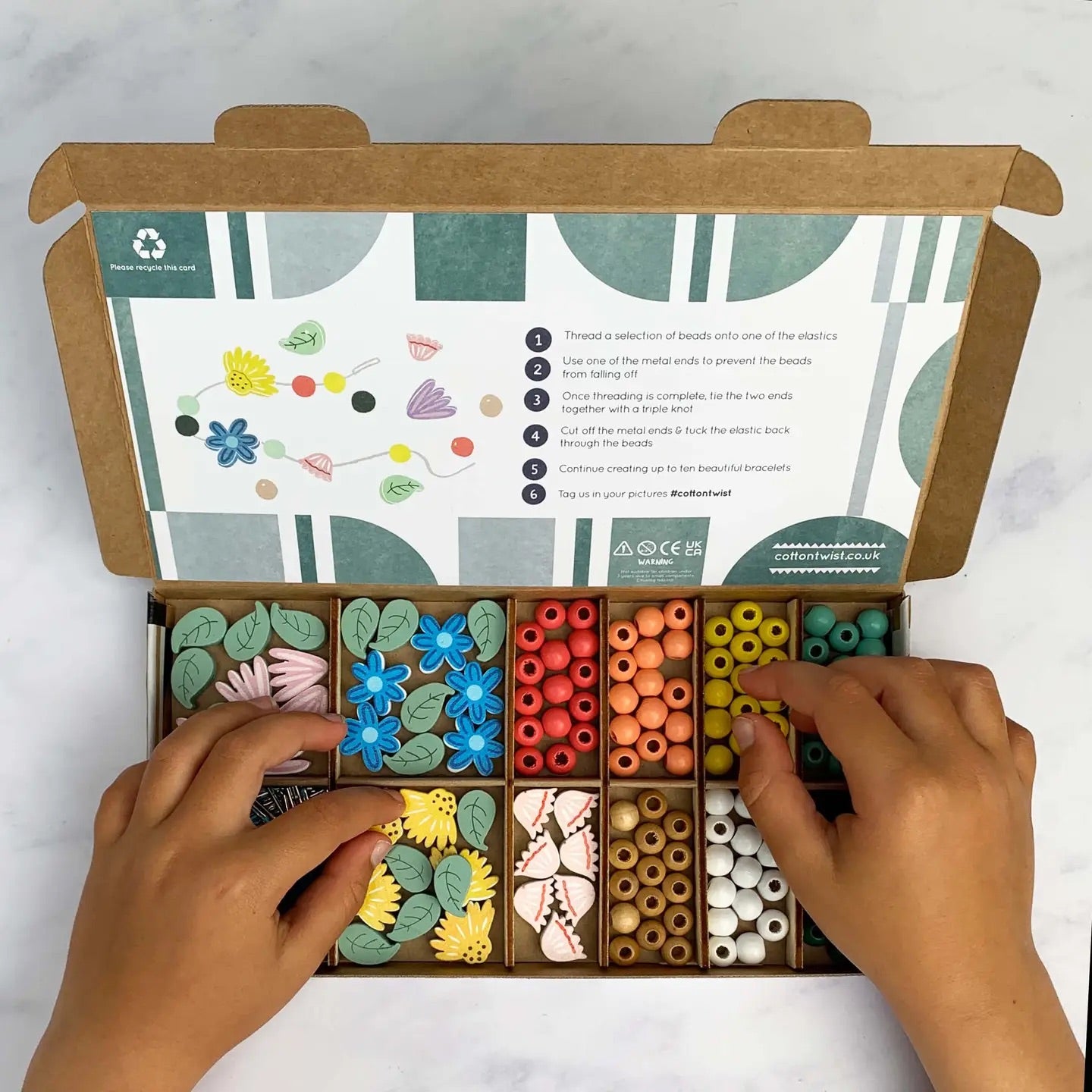 Wildflower bracelet making kit