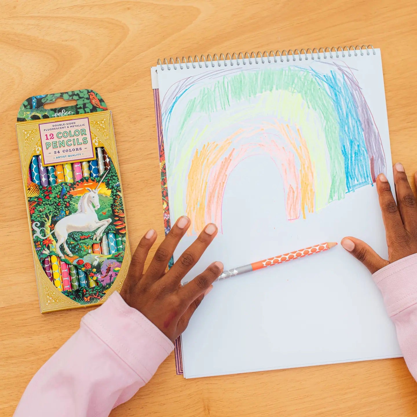 Färgpennor - Enhörning