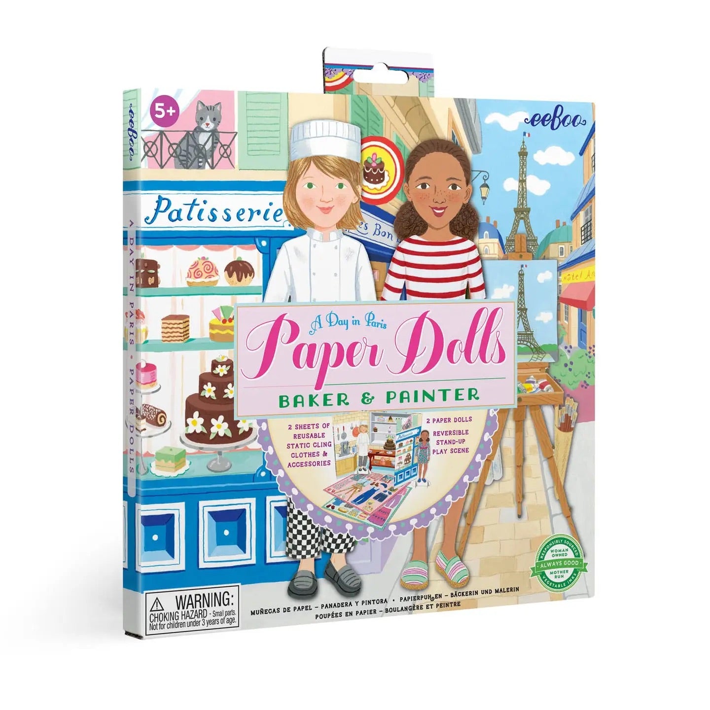 En dag i Paris - Paper doll set