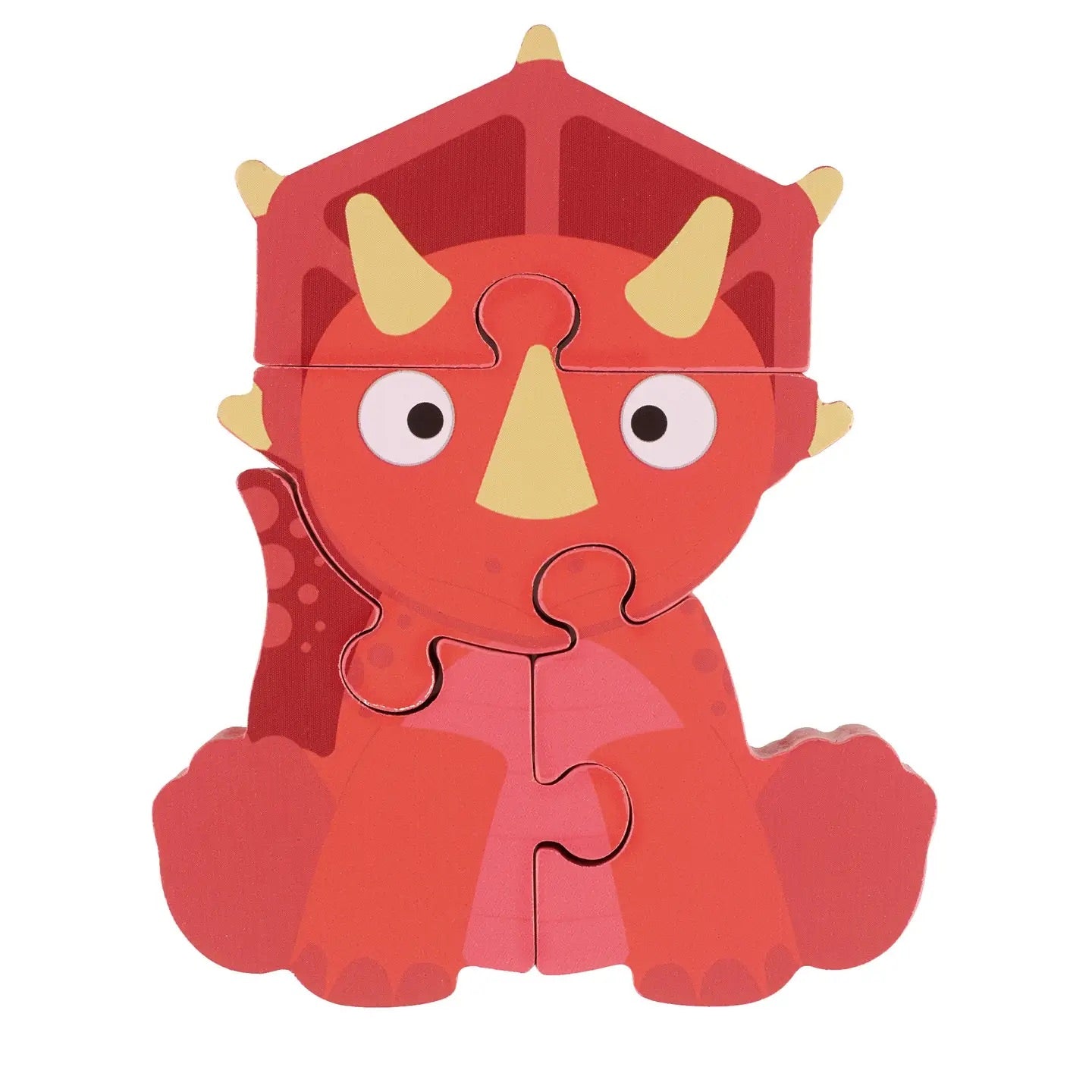 Träpussel - Triceratops