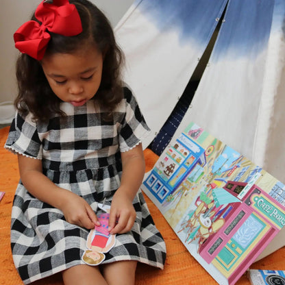 En dag i Paris - Paper doll set