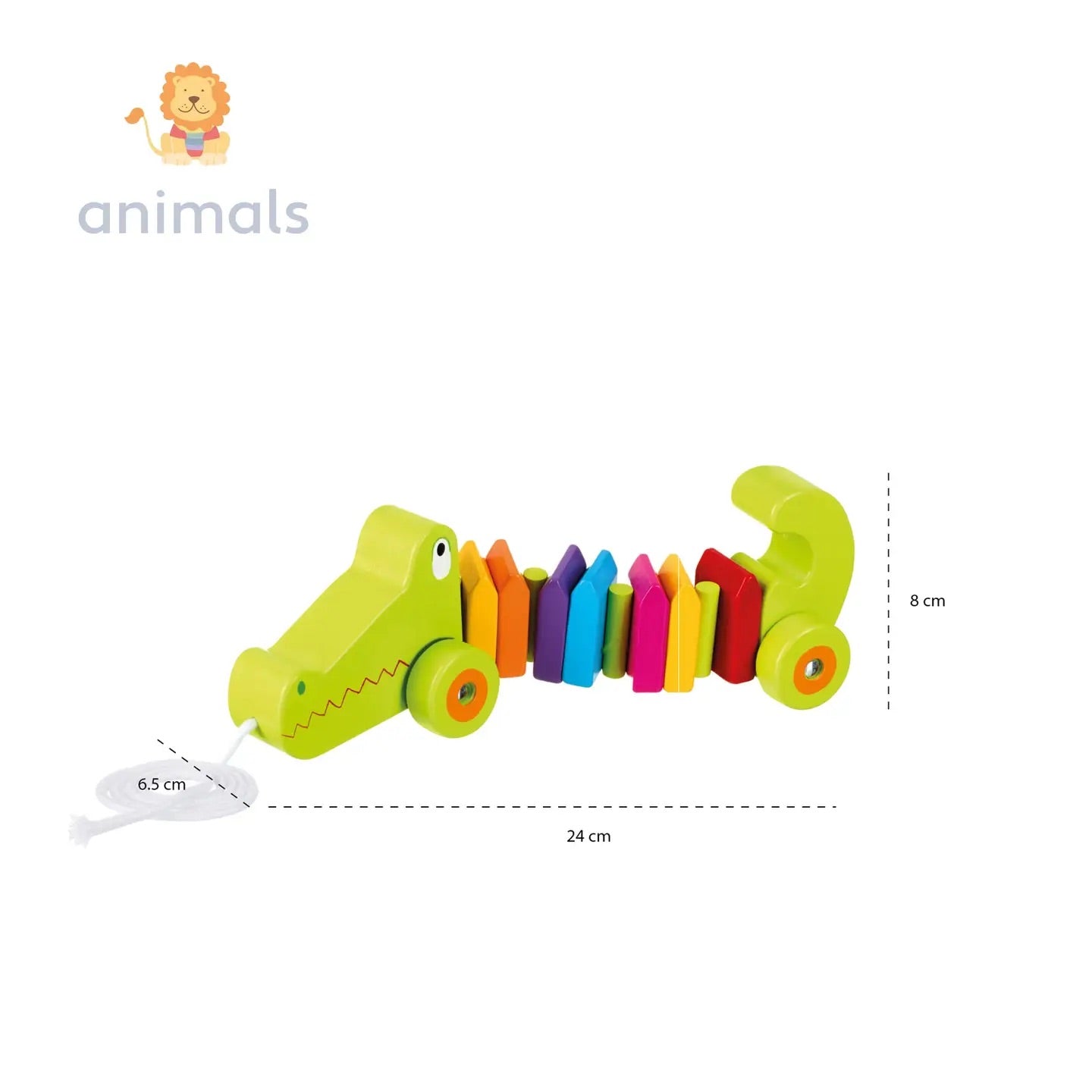 Dragleksak - krokodil