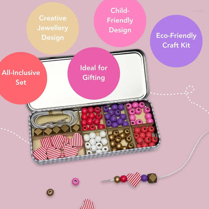 Love & hearts bracelet beading kit