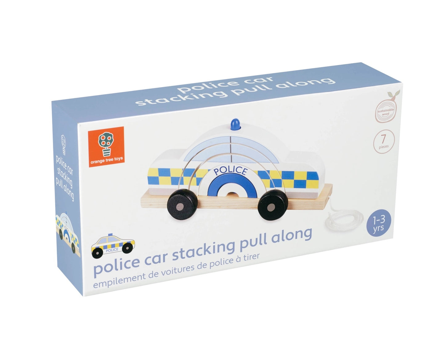 Stapelleksak - Polisbil