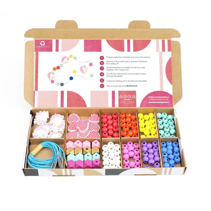 Unicorn & heart bracelet making kit