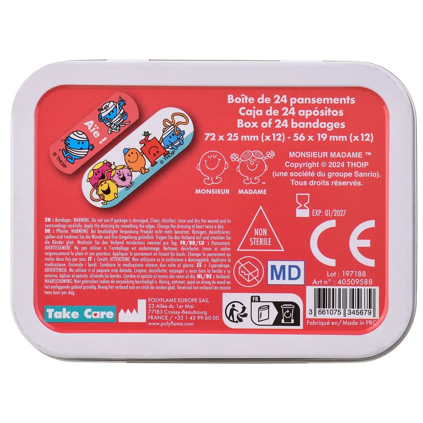 Plåster - Monsieur Madame