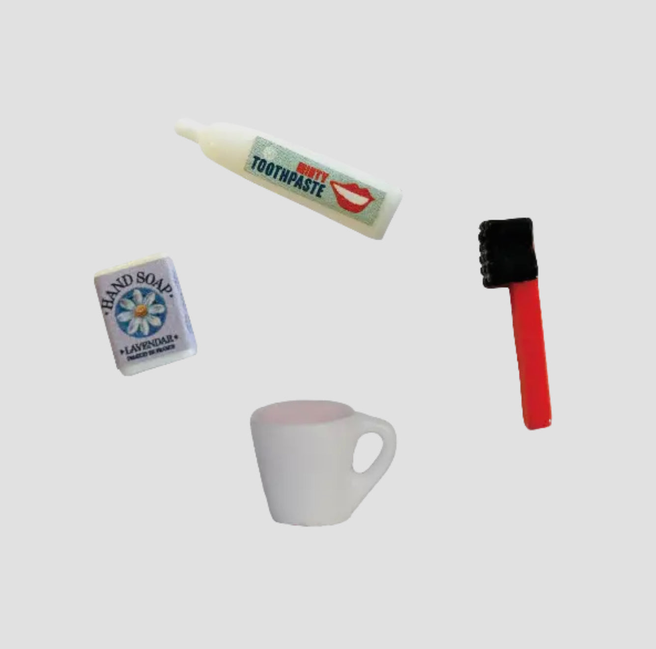 Dollhouse Miniatyrer - Tandborstset (Skala 1:12)