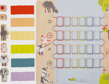 4 vänner - Över bron - Brädspel i trä