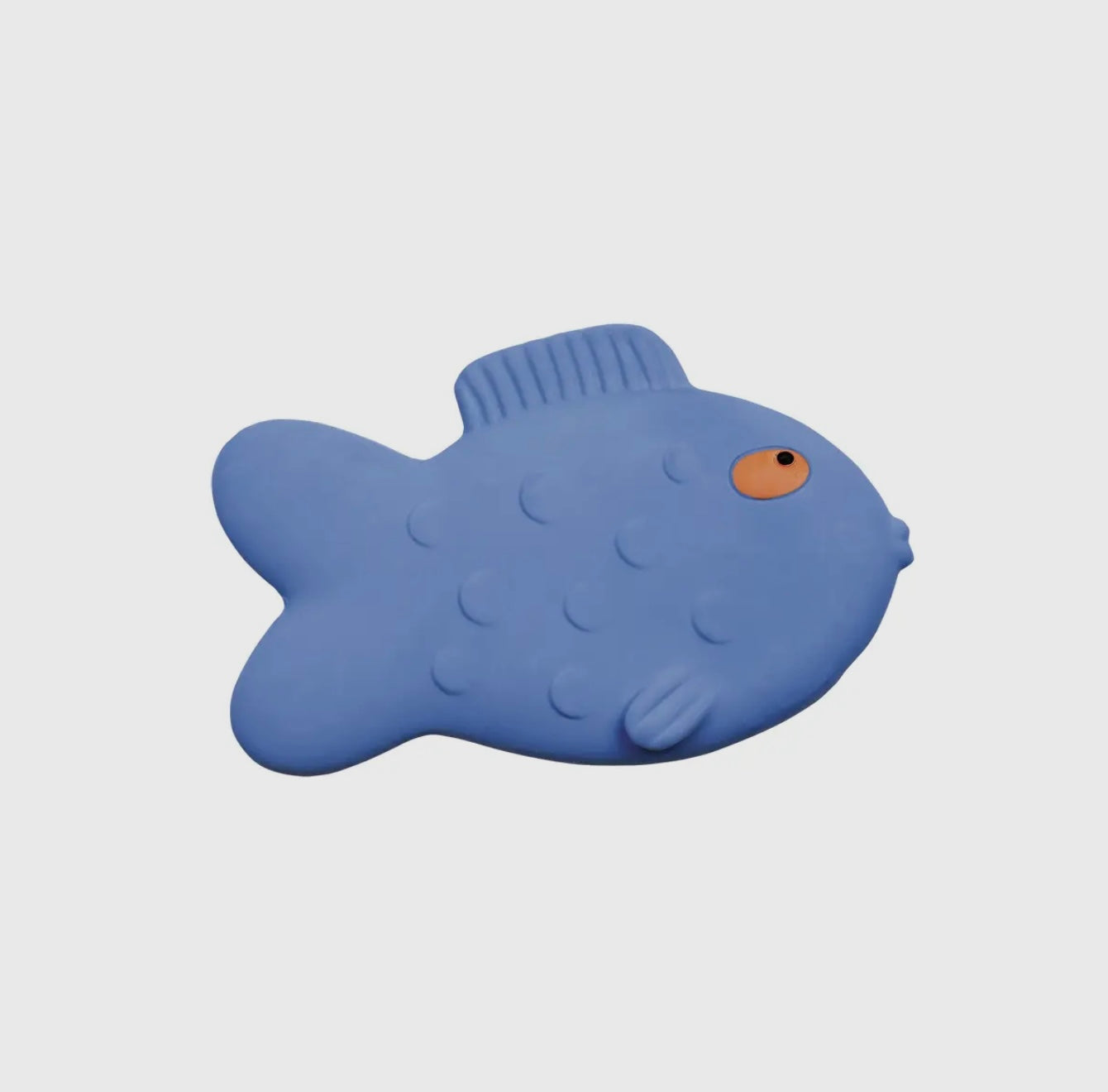 "The Blue Fish" Badleksak i naturgummi Fisk
