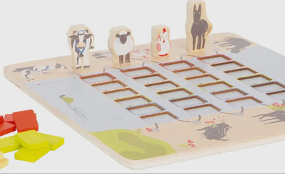 4 vänner - Över bron - Brädspel i trä