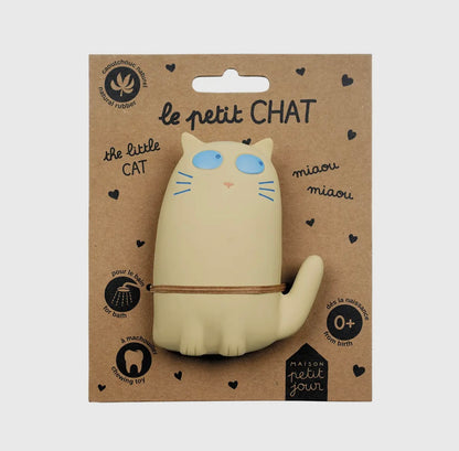"The Little Cat" Badleksak i naturgummi Katt