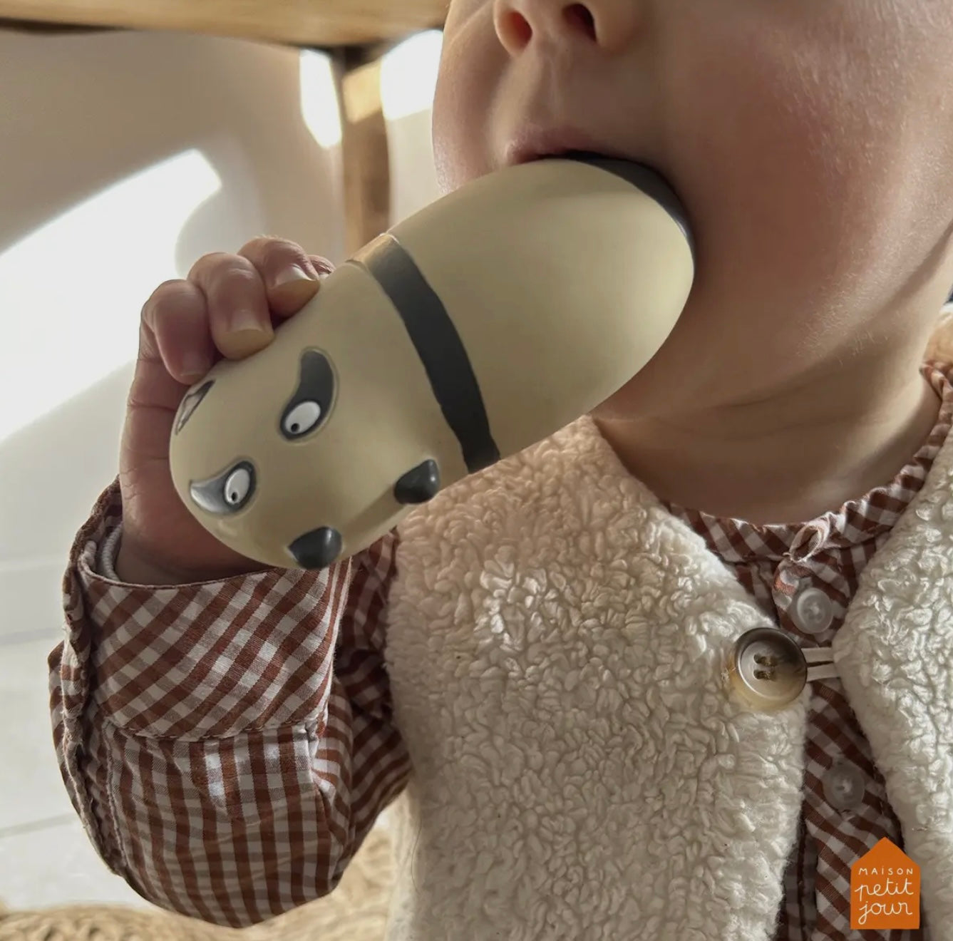 "The Little Panda" Badleksak i naturgummi Panda