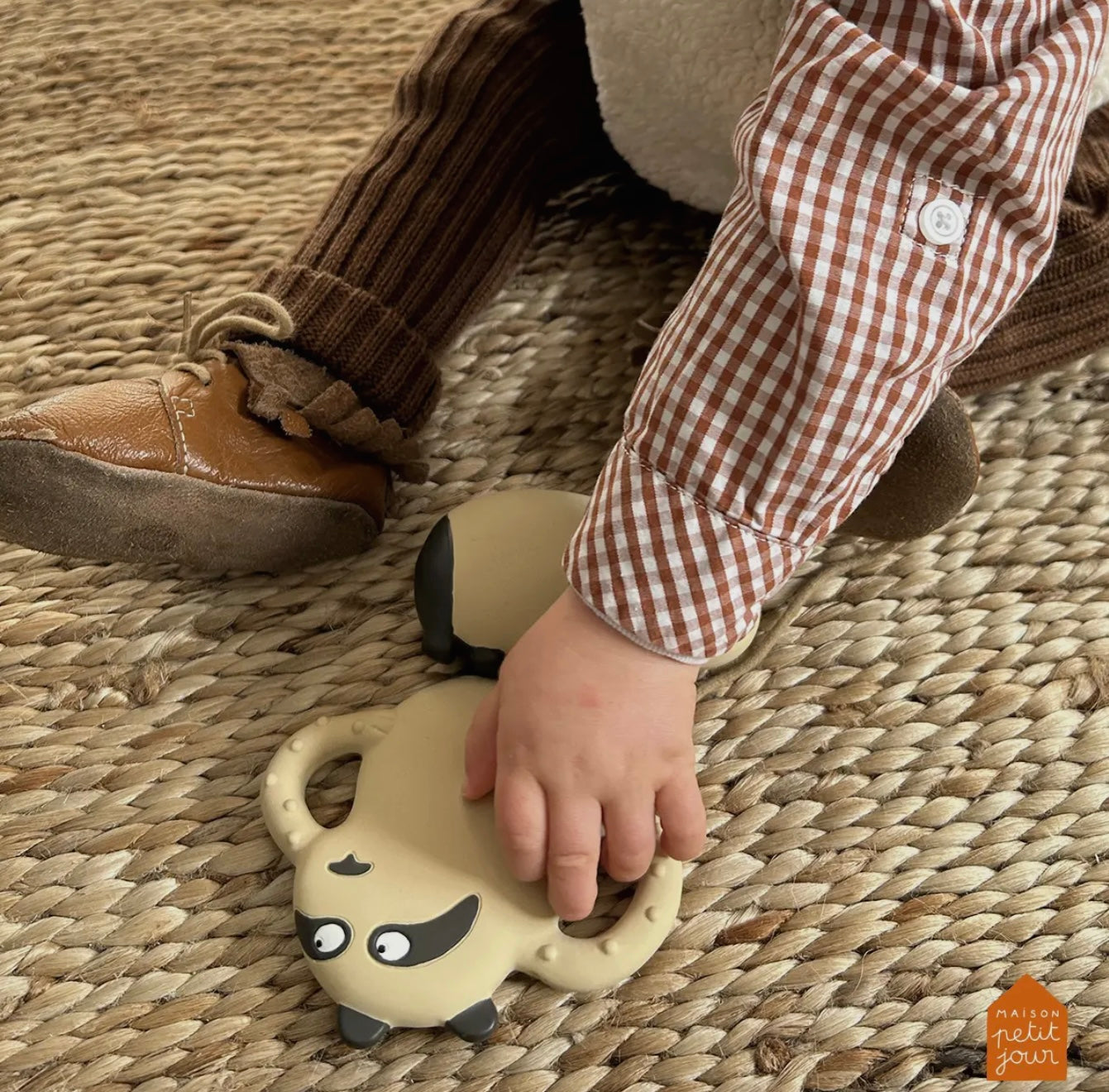 "The Little Panda" Bitleksak i naturgummi Panda