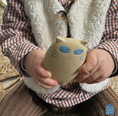 "The Little Cat" Badleksak i naturgummi Katt